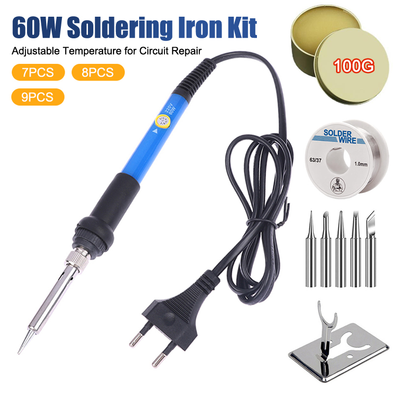 Diy Electronics Hobby - Adjustable Temp 220V 60W Electric Soldering