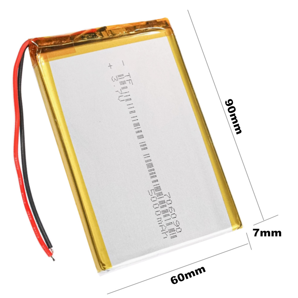 Diy Electronics Book - 1-10pcs 3.7V 5000mAh 706090 606090 Li