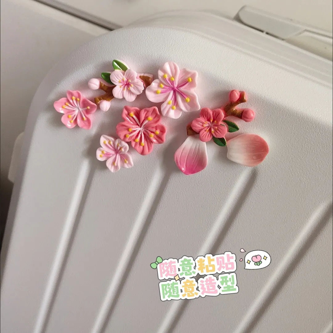 Peach Blossom Car Decal DIY 3D - огляд і ціна Diy Electric Car