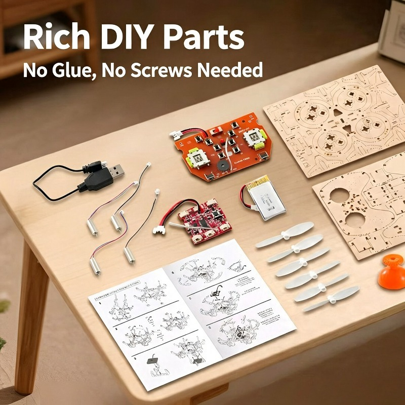 Wooden Rc Quadcopters DIY Kit  - огляд і ціна Diy From Old Electronics