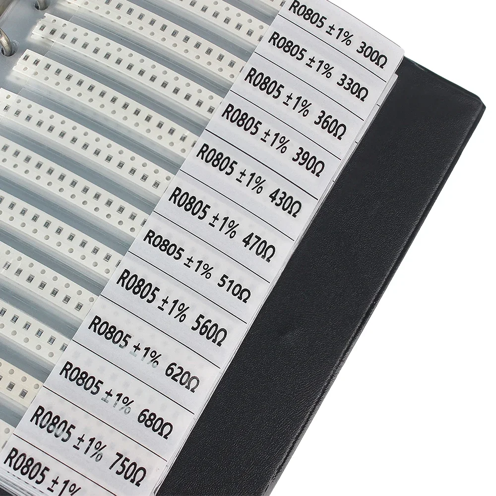 4250PCS 0805 SMD Resistor Book - огляд і ціна Diy Electronics Book