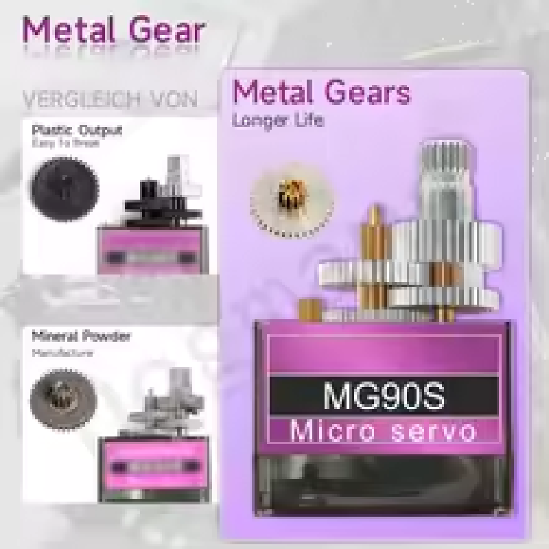 MG90S Metal Gear Servo 9g SG90 - огляд і ціна Servo Motor Sg90