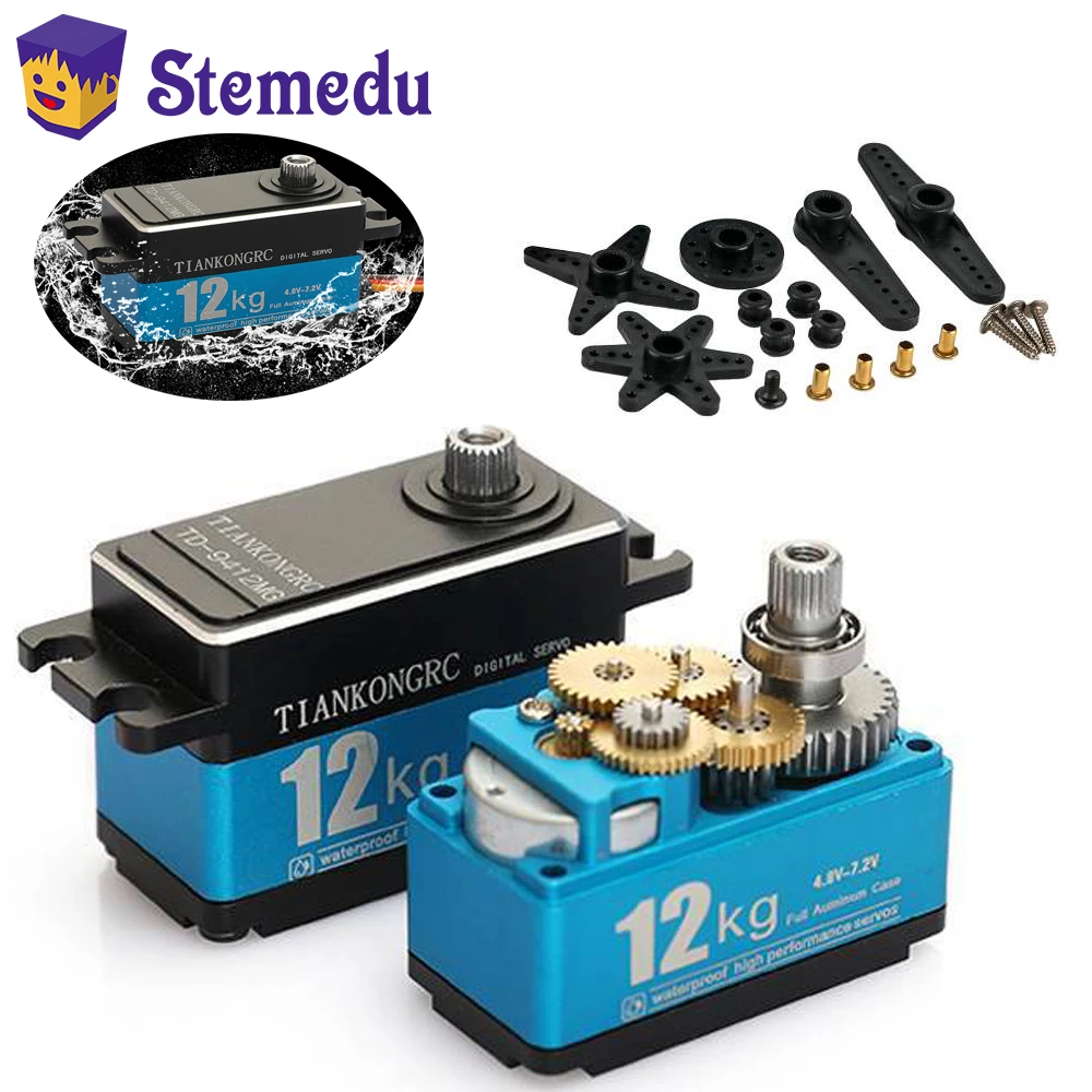 12KG TD-9412MG High Torque Ful - огляд і ціна Servo Motor Sg90