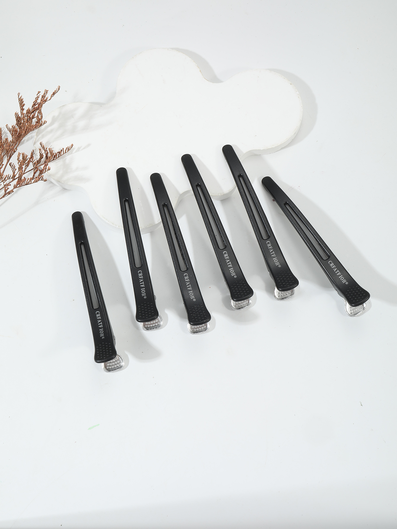 6 Pieces/Set of Non Bent Hair  - огляд і ціна Crocodile Clip Set