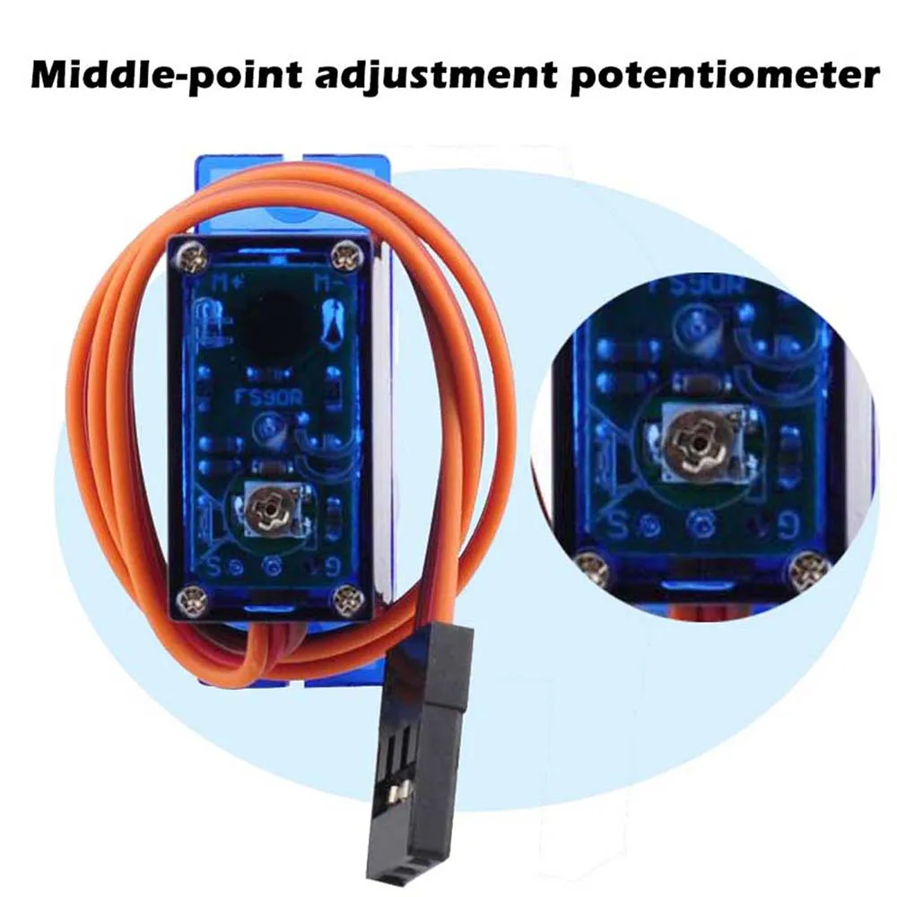 Feetech Mini FS90R Micro Servo - огляд і ціна Diy Electric Car