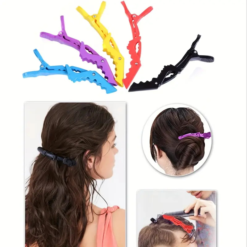 6pcs/Set Crocodile Hair Clips  - огляд і ціна Crocodile Clip Set