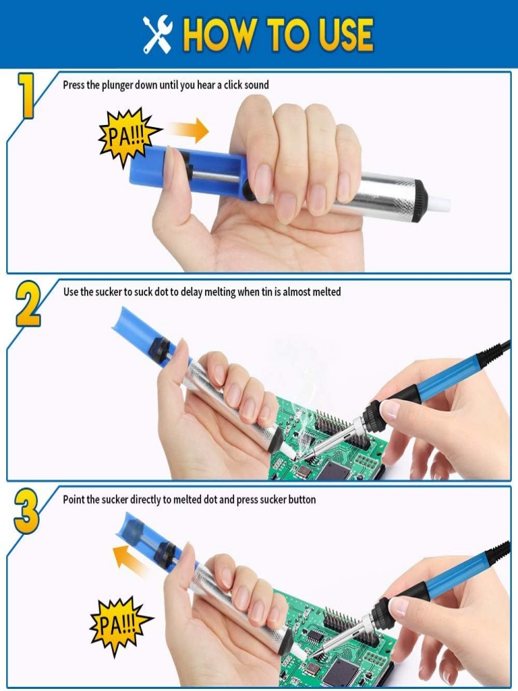 Solder Suction Wire with Stron - огляд і ціна Desoldering Pump Solder