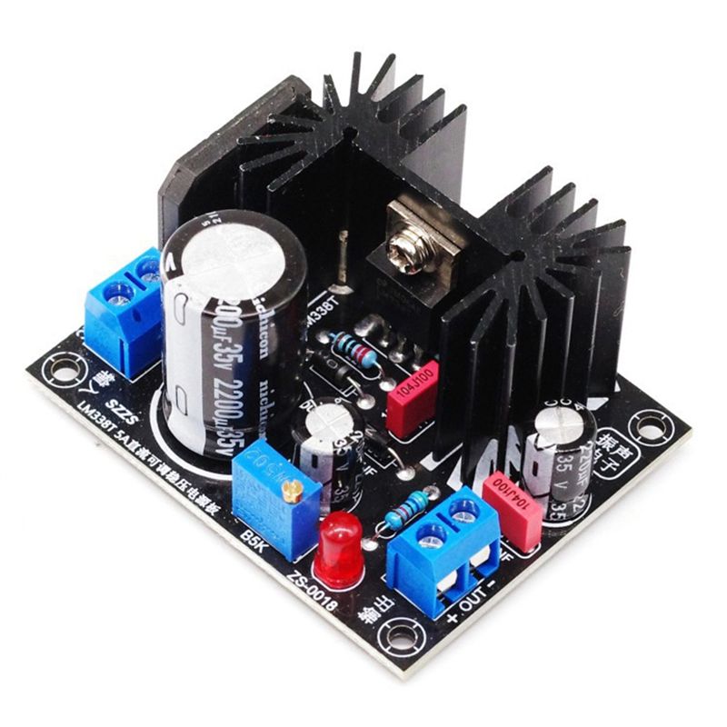 LM338 5A Output Adjustable Lin - огляд і ціна Diy Electronics Power Supply