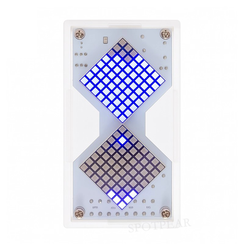 Cyberpunk DIY LED Matrix Hourg - огляд і ціна Diy Electronics Hobby