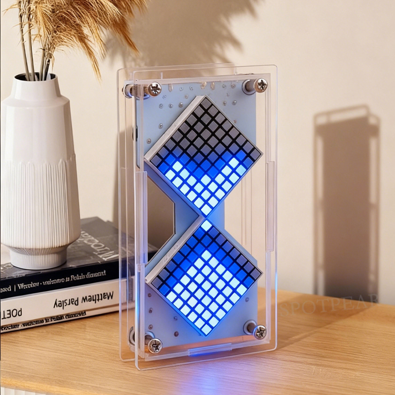 Cyberpunk DIY LED Matrix Hourg - огляд і ціна Diy Electronics Hobby