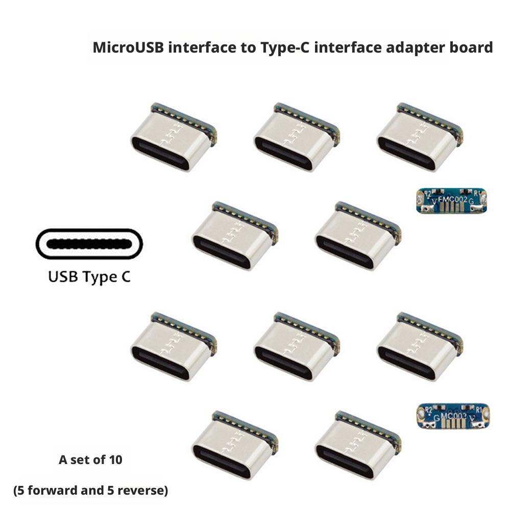 10Pcs M85k Micro USB To Type-C - огляд і ціна Diy Electronics Hobby