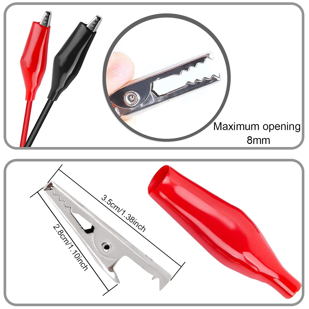 Alligator Clip to USB, Crocodi - огляд і ціна Crocodile Clip Set