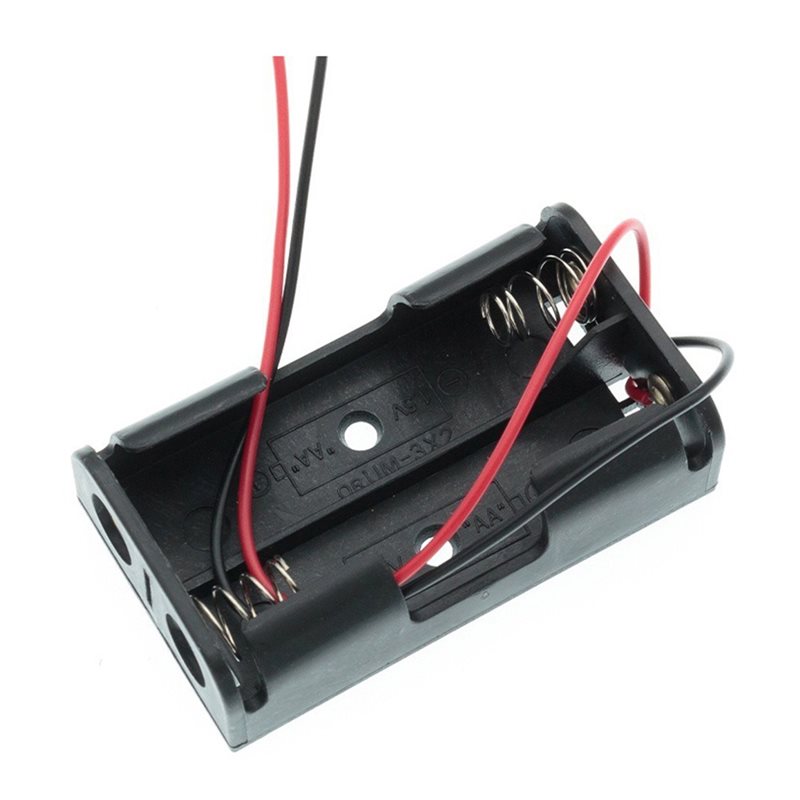 AAAEL-100Pcs 2AA Battery Case  - огляд і ціна Diy Electronics Wire