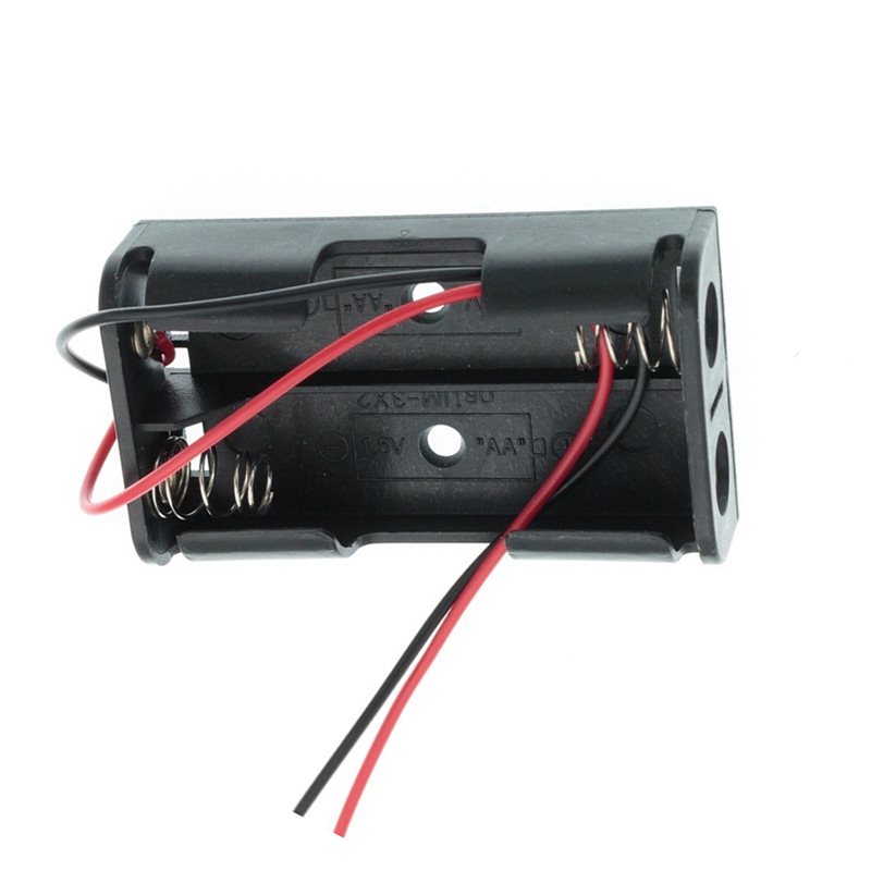 AAAEL-100Pcs 2AA Battery Case  - огляд і ціна Diy Electronics Wire