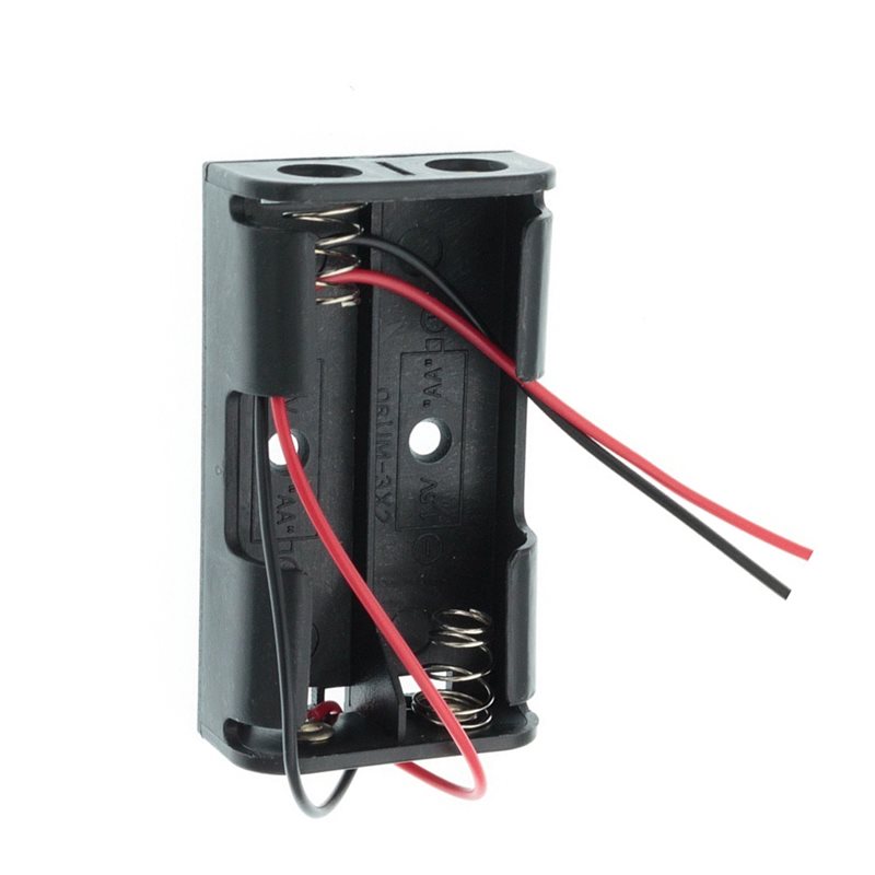 AAAEL-100Pcs 2AA Battery Case  - огляд і ціна Diy Electronics Wire