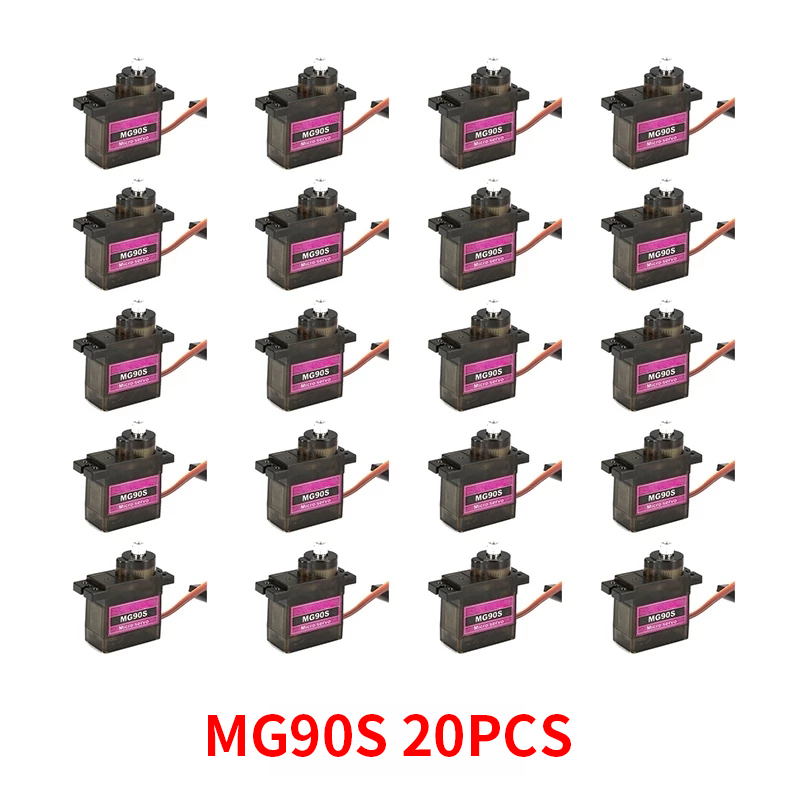 4/5/10/20PCS MG90S Metal Gear  - огляд і ціна Servo Motor Sg90