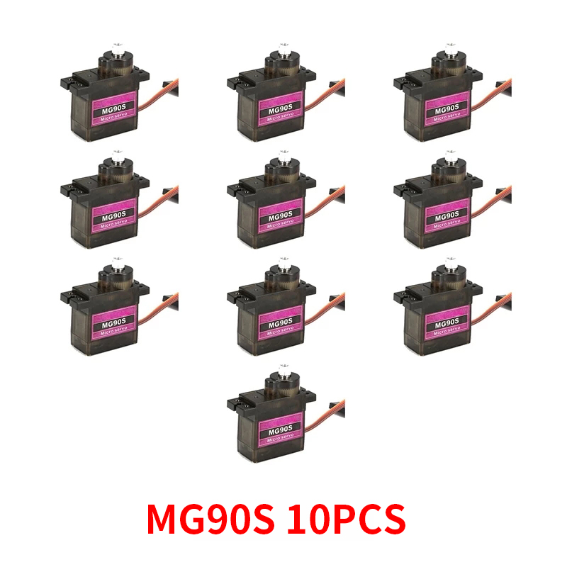 4/5/10/20PCS MG90S Metal Gear  - огляд і ціна Servo Motor Sg90