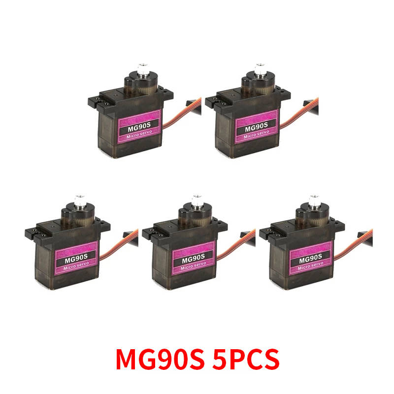 4/5/10/20PCS MG90S Metal Gear  - огляд і ціна Servo Motor Sg90