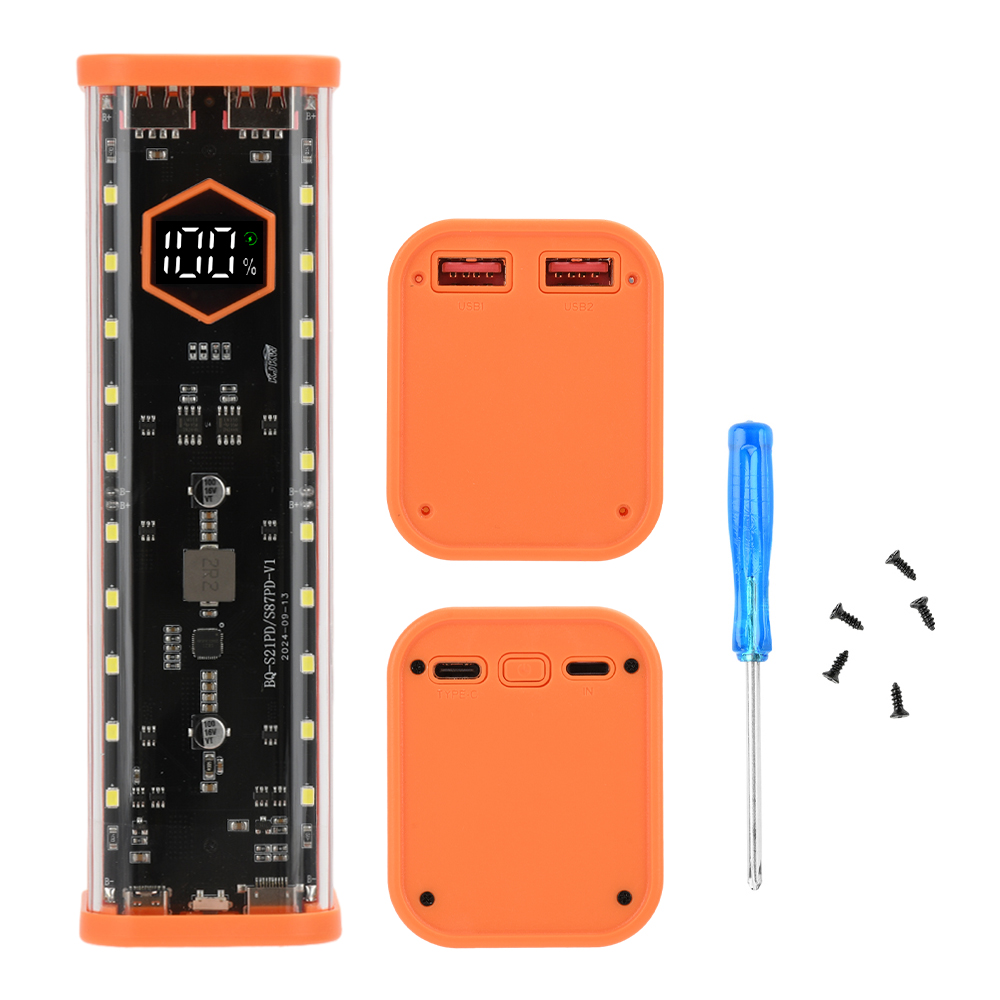 8*21700 Battery Case 22.5W Fas - огляд і ціна Diy Electronics Hobby