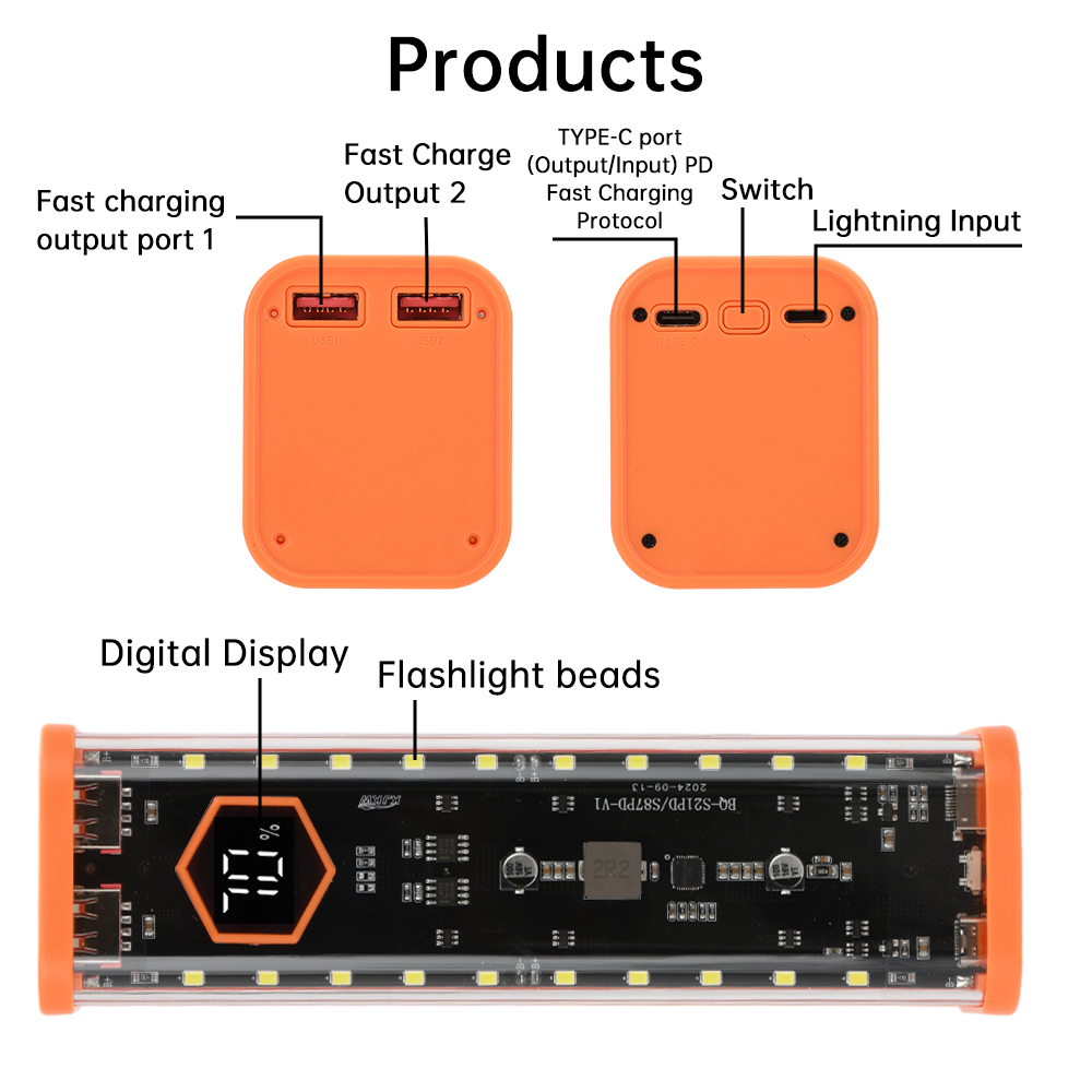 8*21700 Battery Case 22.5W Fas - огляд і ціна Diy Electronics Hobby