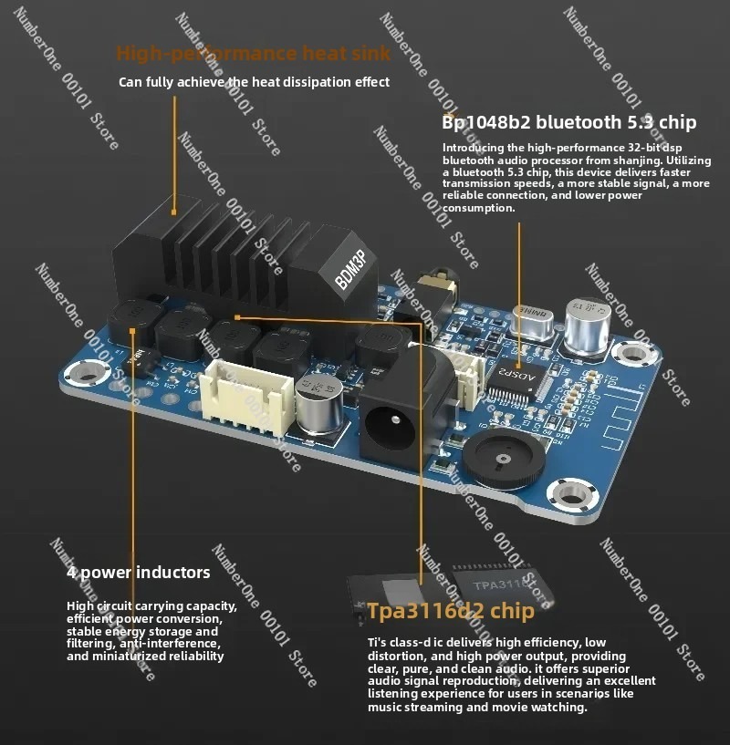BDM3P Portable Bluetooth 5.3 A - огляд і ціна Diy Electric Car