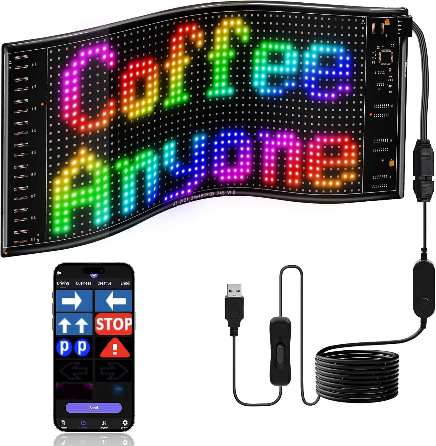 LED DIY Matrix Pixel Panel Led - огляд і ціна Diy Electric Car