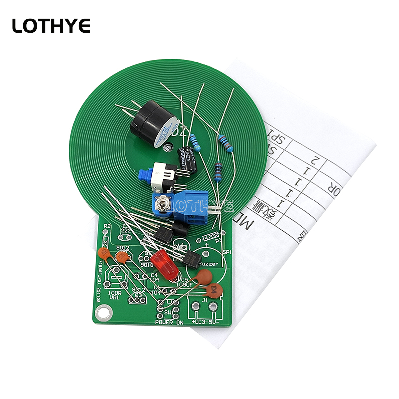 DC 3V-5V Metal Detector Kit DI - огляд і ціна Diy Electronic Modules