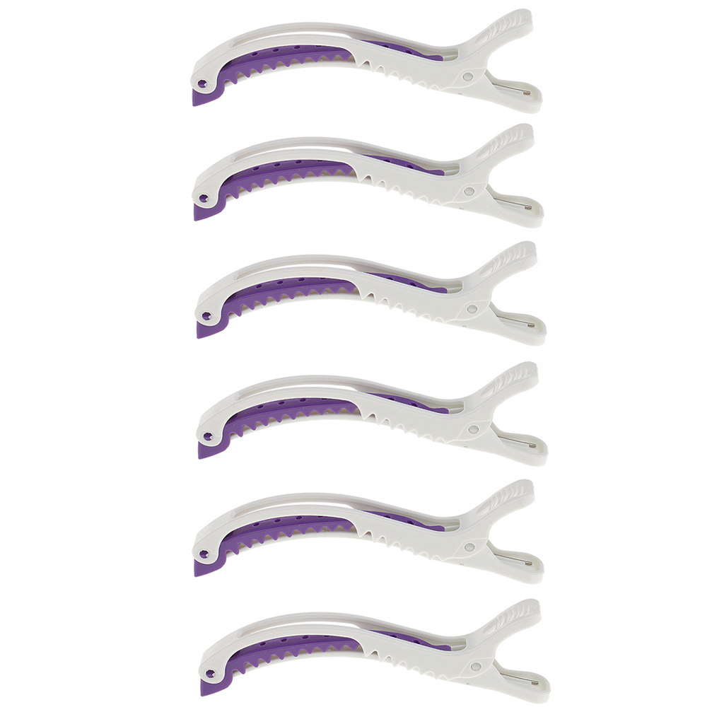 6PCS Pro Hairdressing Salon Se - огляд і ціна Crocodile Clip Set