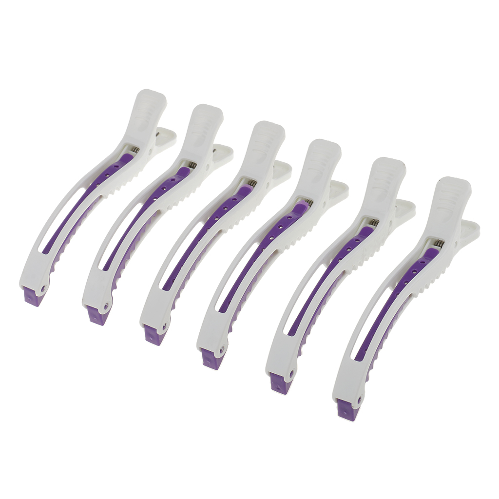 6PCS Pro Hairdressing Salon Se - огляд і ціна Crocodile Clip Set