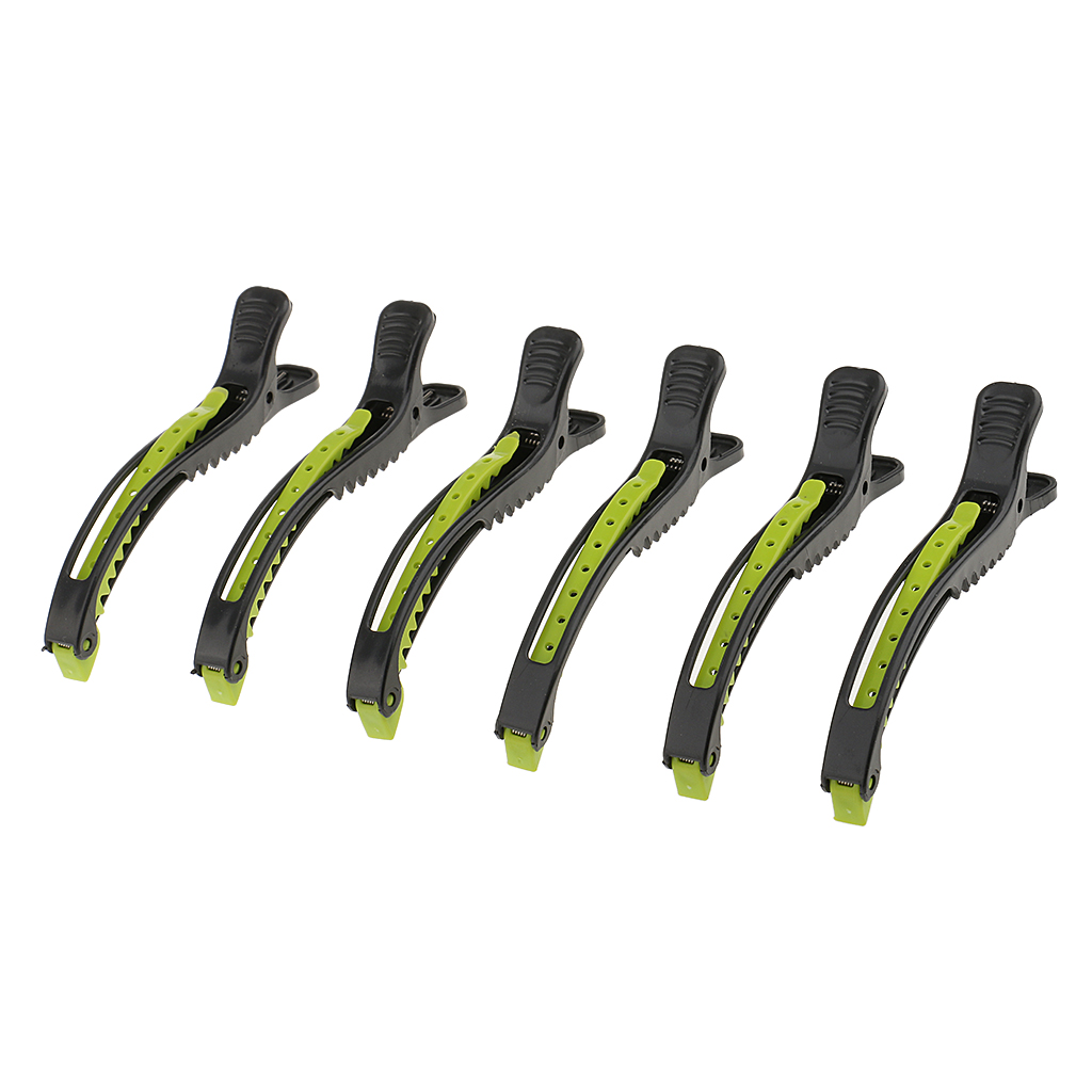 6PCS Pro Hairdressing Salon Se - огляд і ціна Crocodile Clip Set