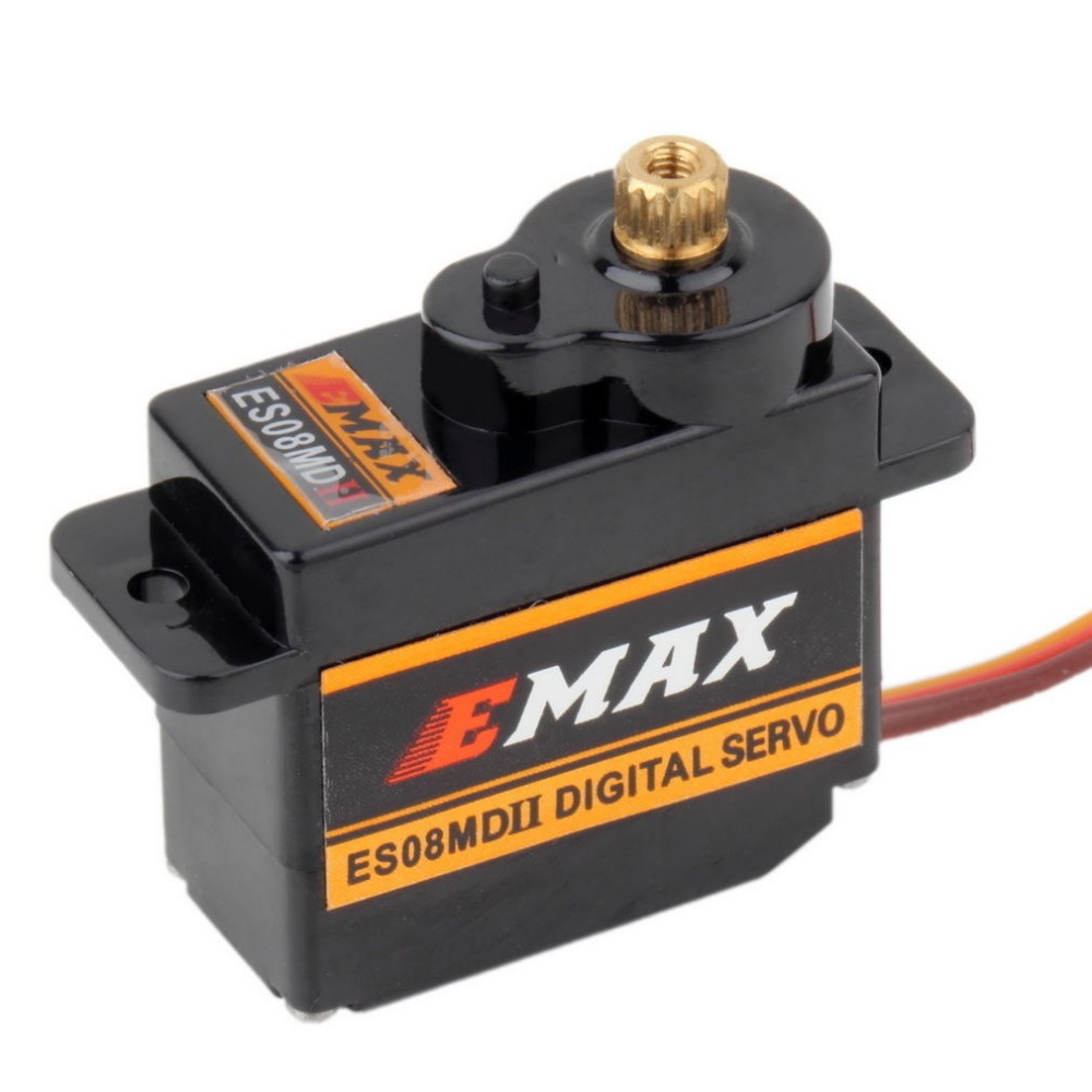 4pcs EMAX ES08MDII ES08MD II D - огляд і ціна Servo Motor Sg90