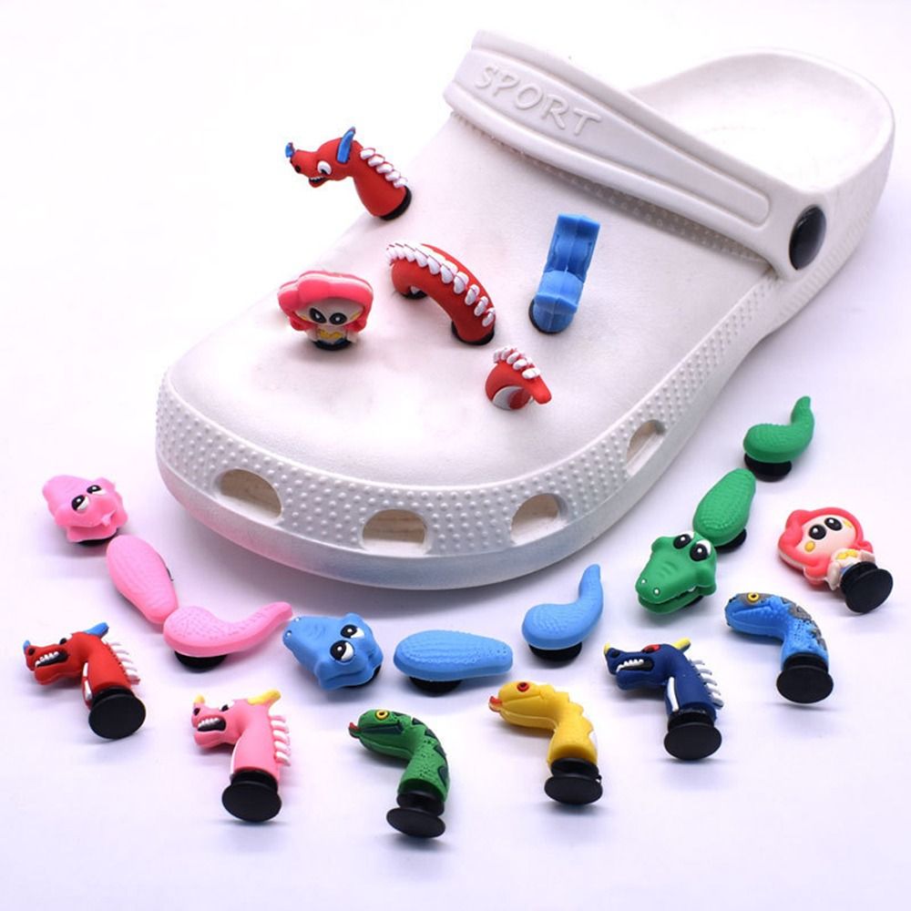 3D Shoes Buckle Clip DIY Decor - огляд і ціна Crocodile Clip Set