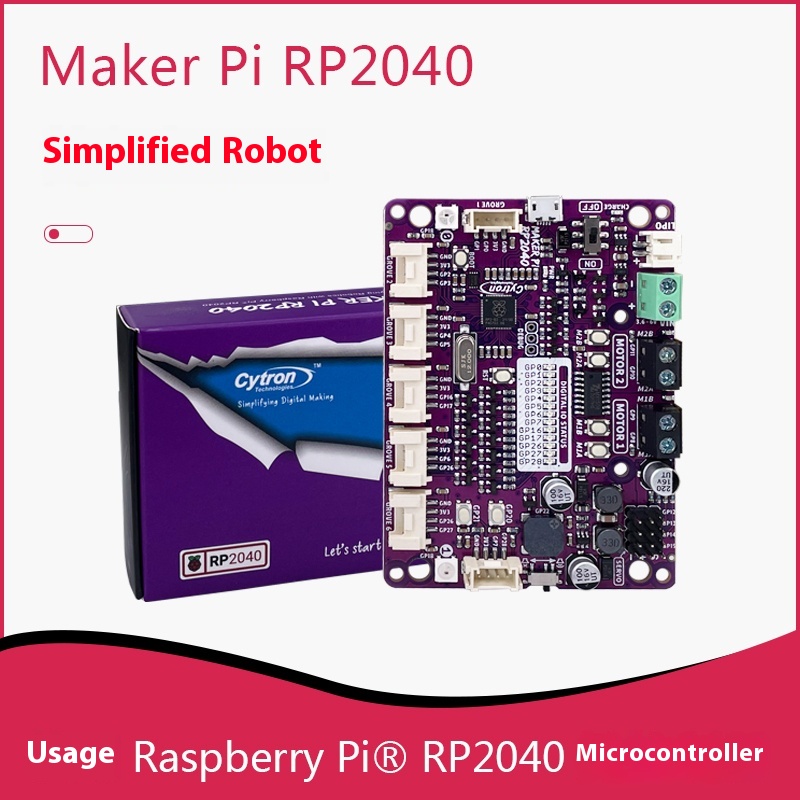Maker Pi RP2040 DIY Robot Moti - огляд і ціна Diy Electronic Modules