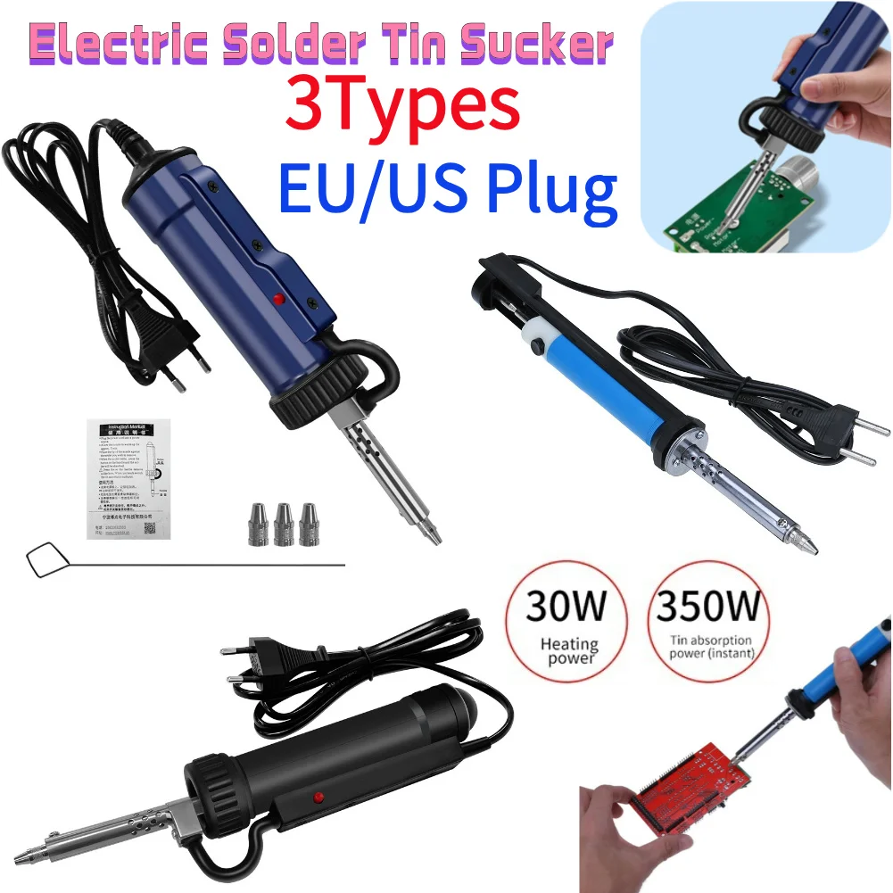 BBT-580 Automatic Tin Sucker W - огляд і ціна Desoldering Pump Solder